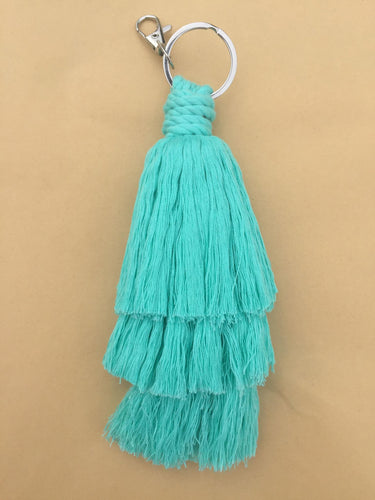 Tassel Keyring ❤ BAG BLING